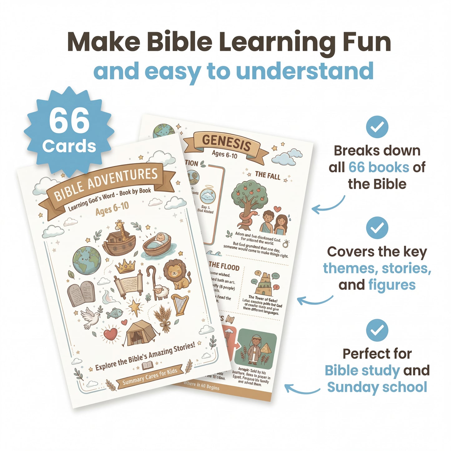 FaithSteps: 66 Bible Quest Cards