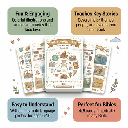 FaithSteps: 66 Bible Quest Cards